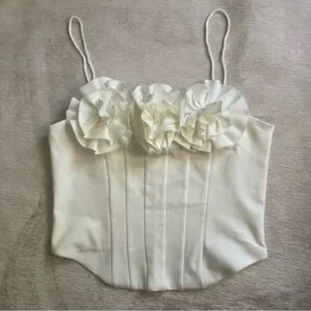 Sundays in Brooklyn White Floral Women's Top